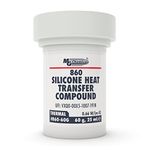 MG Chemicals 860 Silicone Heat Transfer Compound, 60g Jar (860-60G)