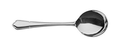 Grunwerg Durbarry Soup Spoons SUSDBR, 18/0 Stainless Steel, Set of 12