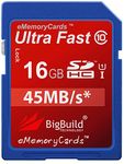 BigBuild Technology 16GB Ultra Fast 90MB/s SD SDHC Memory Card For Canon IXUS 105 Camera