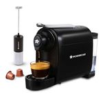 Wonderchef Regalia Capsule Coffee Machine with Frother | Perfect espresso shots for Cappuccino, Latte and Americano | 3 Coffee Shot options - Ristretto, Espresso, Lungo | 1400W | 2 Year Warranty