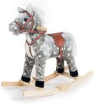 Happy Trails Rocking Haley Horse Ride On Grey/White