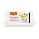 Luciano Butter Dish - Butter Keeper for 1-lb (454g) Butter Blocks, 5.5x3.5x2.5", BPA Free, Perfect for Keeping Butter Fresh on Table and Fridge