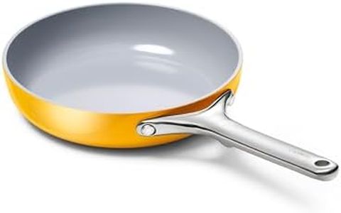 Caraway Nonstick Ceramic Mini Fry Pan (1.05 qt, 8") - Non Toxic, PTFE & PFOA Free - Oven Safe & Compatible with All Stovetops (Gas, Electric & Induction) - Marigold