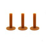 Golfoy Basics Rubber Driving Range Tees, Soft Elastic Golf Tee Holder for Practice and Driving Range Mats, Durable, Stable, Indoor and Outdoor Use, Golf Accessory (Pack of 3) (70mm)