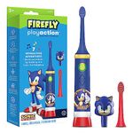 FIREFLY Play Action Sonic The Hedgehog Toothbrush Kit, Interactive Electric Toothbrush with Lights, Music and Games, Batteries Included, Ages 3+