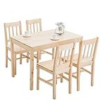 Alohappy Dining Table Set for 4, Pi
