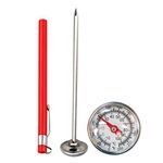 1pcs Soil Thermometer - Compost Thermometer, Home Gardening Tool, Temperature Probe Soil, Ground Temp Meter | Stainless Steel Dial Thermometer for Potting, Planting, Homes Gardening, Horticulture