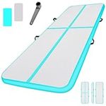 NO. 32 3M Inflatable Gymnastics Tumbling Mat | Air Floor Training Mat | Workout Mat | Exercise Fitness Mat for Gymnastics, Pilates, Yoga, Martial Arts, Home, Outdoor Sport, Gym, Beach, Cheerleading