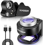 VIVOSUN 2-Pack Jewelry Loupe, 30X a