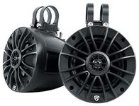 Rockville UT525B UTV/ATV 5.25" Rollbar Wakeboard Marine Speakers/Swivel/IPX6, Black