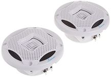 Lanzar Pyle 400W 5.25-Inch 2-Way Marine Speakers AQ5CXW (White)