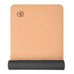 Yoga-Mad Horizon Cork Yoga Mat – Premium Non-Slip Cork & TPE Yoga Mat for Hot Yoga, Vinyasa & Home Practice | Eco-Friendly, Lightweight & Durable | 183 x 60 x 4mm