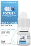 Focus Vision Supplements - Focus PI Post-Injection Eye Drops (10ml Bottle) – Support Macular Health, Lubricating Eye Drops, Long Lasting Hydration