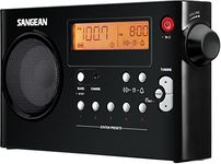 Sangean PR-D7 BK AM/FM Digital Rechargeable Portable Radio (Black)
