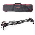 IFOOTAGE 31" Carbon Fiber Camera Slider Track Video Stabilizer Rail 6 Bearings Professional DSLR Camera DV Video Camcorder Film Photography, Load up to 15.5 pounds - Shark Slider S1(S1S)