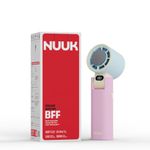 NUUK BFF Personal Hand Fan, 13000 RPM with IceTouch™ | 3600 mAh USB Rechargeable Battery [Up to 10H] | Portable Mini Fan | 100-Speed Dial | For Travel, Office, Makeup & Outdoor | 12-Month Warranty