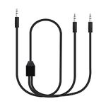 CERRXIAN 6.5FT 3.5mm to Dual 3.5mm Audio Cable,1/8 TRS male to 2 male Y Splitter Adapter For Smartphone, Computer,Mp3,Earphone,Speakers