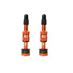 e*thirteen components Quick Fill Plasma Tubeless Valves Naranja, 19-23mm Rim Depth