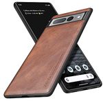 X-level Google Pixel 7 Pro Case 5G Ultra-Thin Slim Premium PU Leather Elegant Soft TPU Bumper Shockproof Protective Cases Phone Cover for Google Pixel 7 Pro 2022(Brown)