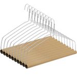 Didaey 10 Sets Dry Cleaner Hangers 18 Drapery Hanger and Tubes Tablecloth Hangers Blanket Hanger Drapery Hangers with Strong 10.5 Gauge Wire for Heavy Items (Silver)