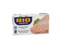 Rio Mare - Salmon Fillet in Water 125 Grams - Made in Italy, Skinless & Boneless, Whole Fillet