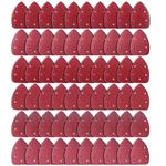 AUSTOR 60 Pieces Mouse Detail Sander Sandpaper Mouse Sander Pads Hook and Loop Sanding Pads Assorted 40/60/ 80/120/ 180/240 Grits