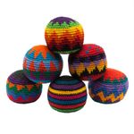 Hacky Sack - Knitted Kick Balls Assorted Colors 6 Pack by Old Glory