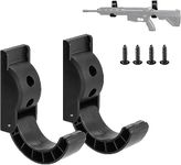 BOOSTEADY Gun Rack Wall Mount, Folding Gun Racks, Gun Storage for Wall, Rifle and Shotgun Hooks