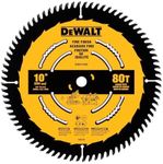 DEWALT Table Saw Blade, 10 inch, 80