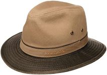 Stetson UV Protection Cotton Hat Men - Sun Summer with Lining Spring-Summer - XL (60-61 cm) Dark Beige
