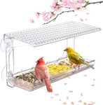 SUNALLY Window Bird Feeder for Outd