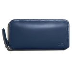 DailyObjects Ultramarine Blue Vegan Leather Women's Classic Zip Wallet | Made with PU Leather Material | Carefully Handcrafted | 20 Slip Pockets for Cards | Slim and Easy to Carry in Bag | Big Size Clutch with Card Holder