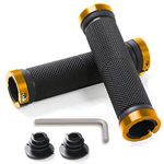 Bike Handle Grips, Andexi Bicycle Handlebar Grips,Double Lock on Handlebar Grips Surface Cycle Mountain Bike Handle Grips