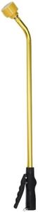 Dramm Touch N Flow Rain Wand Full Watering Flow Trigger Style Shut Off Valve with Lock, for Garden, Yard, Watering Plants, Hanging Baskets, 11 Gallons Per Minute, Yellow, 30 Inches Long