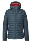 Rab Womens Microlight Alpine ECO Down Jacket - Active Insulation (Orion Blue, M)