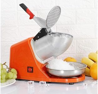 Ice Cream Maker Machine, Automatic, Stainless Steel, Small, Home Use, Orange