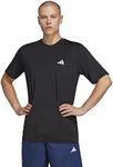 adidas Performance Train Essentials Stretch Men's Training T-Shirt, Black, Small