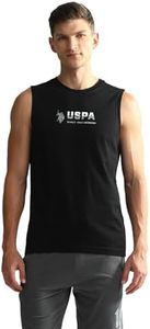 U.S. POLO ASSN. Men's Solid Regular Fit Vest (OEV06-PL_Black