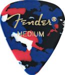 Fender 351 Classic Celluloid Guitar Picks 12-Pack - Confetti - Medium