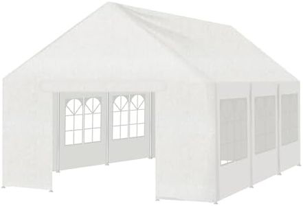 Wallaroo 6x6 White Gazebo Party Wedding Tent Event Marquee Outdoor Canopy Shade