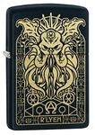 Zippo Monster Design Black Matte Pocket Lighter