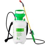 5 Litre Garden Sprayer Pressure Sprayer Hand Pump Action with Adjustable Nozzle Weed Killer Water Pump Sprayer Ideal with Pesticides Insecticides Fungicides