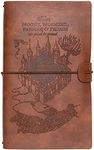 Grupo Erik Harry Potter Travel Journal | PU Leather Journal Notebook | Diary Journal | Harry Potter Notebook | Harry Potter Gifts | Harry Potter Merchandise