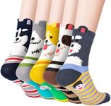 MagicQCraft 5 Pairs Women Socks for