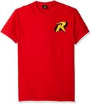 T-Shirt - Batman-Robin Logo, Red, L