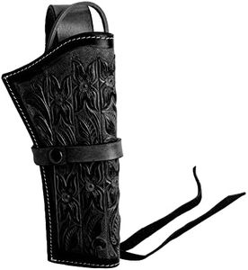 Hulara Leather Western Gun Holster Heritage Rough Rider .Colt SAA Ruger Wrangler Single Six Vaquero Uberti Cattleman Cowboy Holsters for 4.75" and 5.5" Barrel Revolvers Heritage Holster