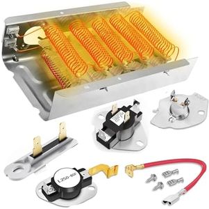 【Upgraded】WED4815EW1 279838 3403585 W10724237 Dryer Heating Element-Exact for Kenmore 110 Dryer,whirl.pool wed4815ew1 A.mana dryer ned4655ew1 M.aytag Bravos medx655dw1 Centennial medc215ew1 by TOMOON