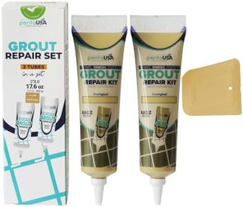 PentaUSA Premixed Tile Grout Repair - Sand Beige 2-Pack (17.6oz/500g)