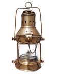 Antique Brass Table & Hanging Oil Lantern Brass & Glass Oil Lamp 11 inch Best for Gift