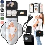 Portable Changing Pad for Newborns, Travel Diaper Changing Pad - Waterproof, Foldable & Detachable Diaper Changing Station for Baby Registry Search